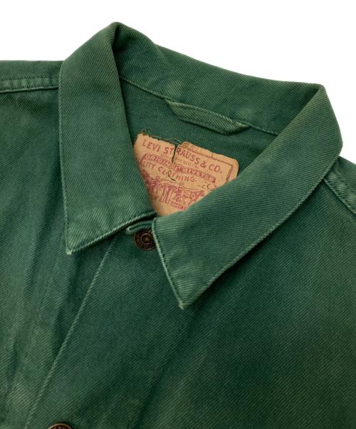 LEVI'S（リーバイス）LEVI'S (リーバイス) デニムジャケット グリーン サイズ:Lの古着・服飾アイテム