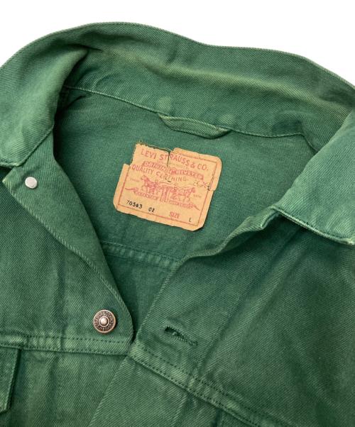LEVI'S（リーバイス）LEVI'S (リーバイス) デニムジャケット グリーン サイズ:Lの古着・服飾アイテム