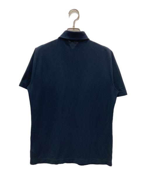 Zanone（ザノーネ）Zanone (ザノーネ) ポロシャツ ブラック サイズ:46の古着・服飾アイテム
