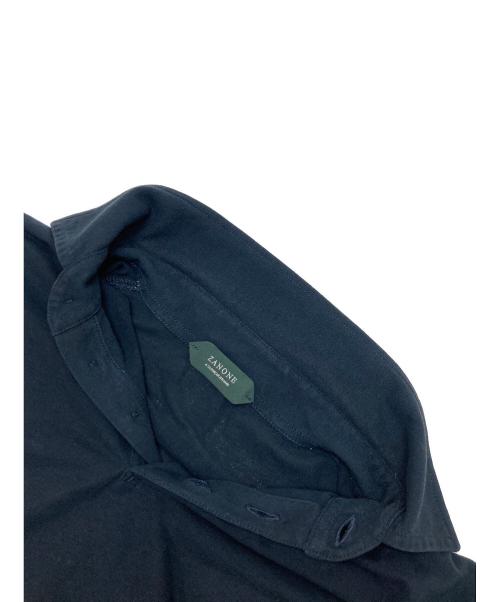 Zanone（ザノーネ）Zanone (ザノーネ) ポロシャツ ブラック サイズ:46の古着・服飾アイテム