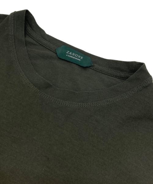 Zanone（ザノーネ）Zanone (ザノーネ) アイスコットンTシャツ オリーブ サイズ:48の古着・服飾アイテム