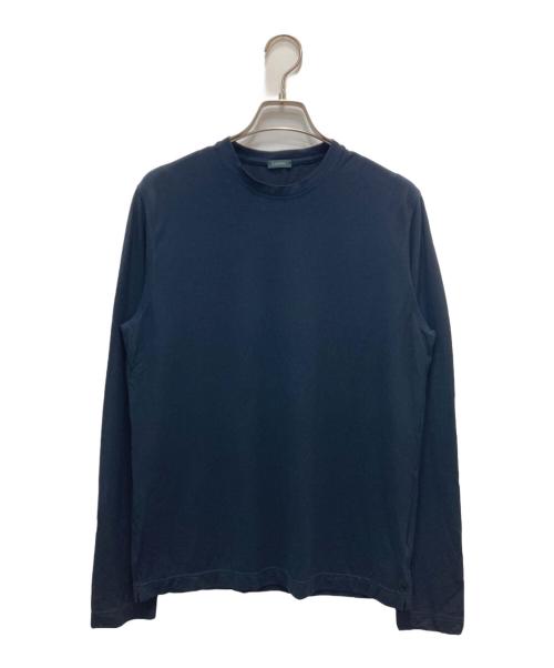 Zanone（ザノーネ）Zanone (ザノーネ) アイスコットンロングスリーブカットソー ネイビー サイズ:48の古着・服飾アイテム