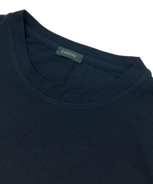 Zanone（ザノーネ）Zanone (ザノーネ) アイスコットンロングスリーブカットソー ネイビー サイズ:48の古着・服飾アイテム