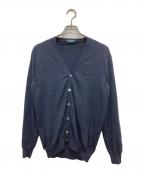 Zanoneザノーネ）の古着「ニットカーディガン」｜ネイビー