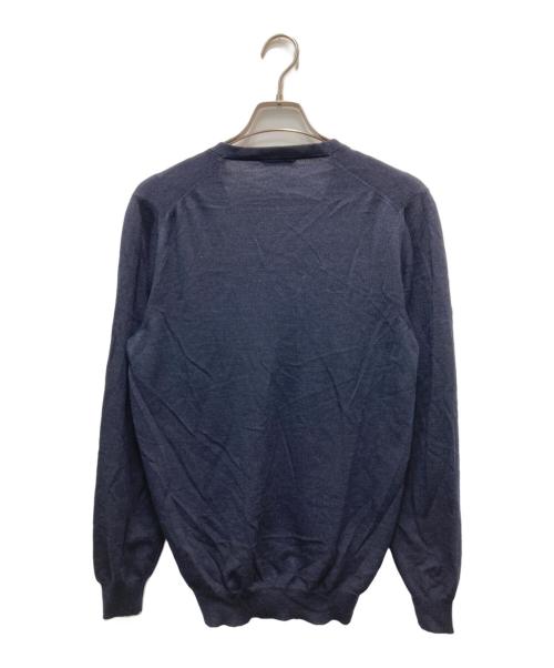 Zanone（ザノーネ）Zanone (ザノーネ) ニットカーディガン ネイビー サイズ:46の古着・服飾アイテム