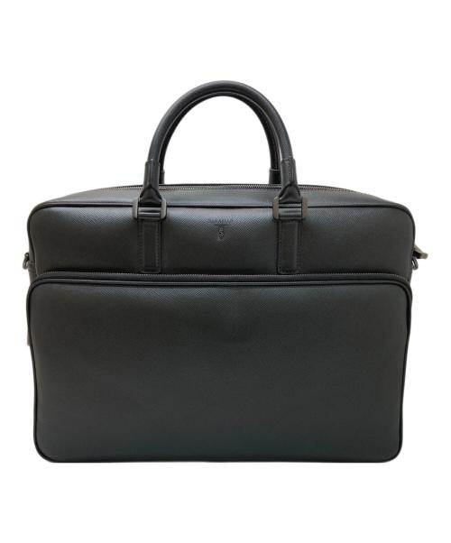 serapian（セラピアン）serapian (セラピアン) エヴォリューション 2WAYショルダー ブリーフケース ブラックの古着・服飾アイテム