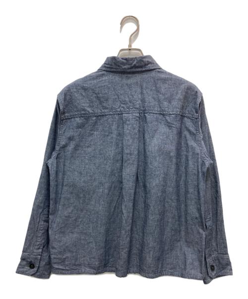 MHL（エムエイチエル）MHL (エムエイチエル) シャンブレーシャツ グレー サイズ:1の古着・服飾アイテム