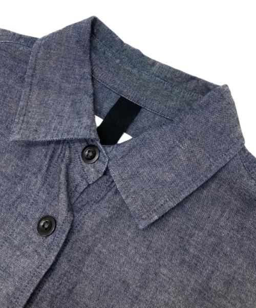 MHL（エムエイチエル）MHL (エムエイチエル) シャンブレーシャツ グレー サイズ:1の古着・服飾アイテム