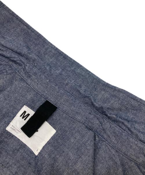 MHL（エムエイチエル）MHL (エムエイチエル) シャンブレーシャツ グレー サイズ:1の古着・服飾アイテム