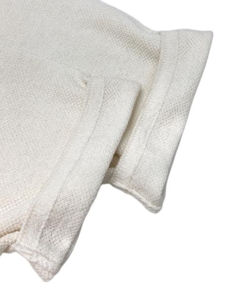 GALERIE VIE（ギャルリーヴィー）GALERIE VIE (ギャルリーヴィー) ドライカノコ ハーフスリーブ クルーネック プルオーバー ホワイト サイズ:FREEの古着・服飾アイテム