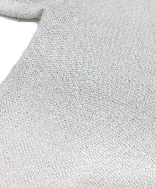 GALERIE VIE（ギャルリーヴィー）GALERIE VIE (ギャルリーヴィー) ドライカノコ ハーフスリーブ クルーネック プルオーバー ホワイト サイズ:FREEの古着・服飾アイテム