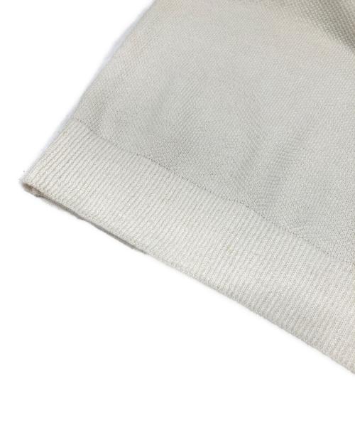 GALERIE VIE（ギャルリーヴィー）GALERIE VIE (ギャルリーヴィー) ドライカノコ ハーフスリーブ クルーネック プルオーバー ホワイト サイズ:FREEの古着・服飾アイテム