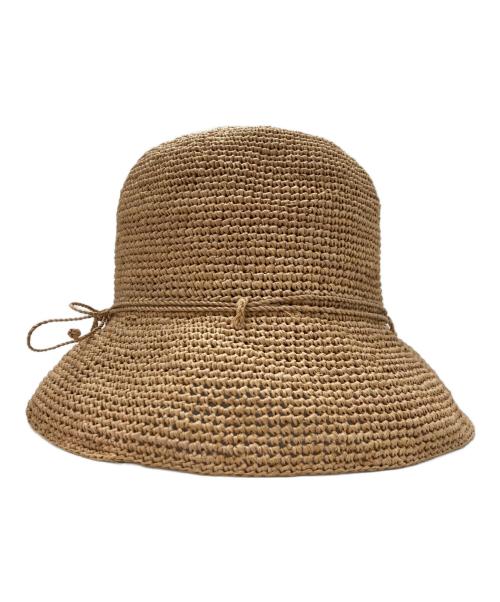 HELEN KAMINSKI（ヘレンカミンスキー）HELEN KAMINSKI (ヘレンカミンスキー) ラフィアハット ベージュの古着・服飾アイテム