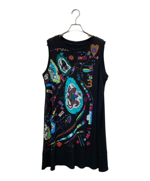 TOKUKO1erVOL（トクコプルミエヴォル）TOKUKO1erVOL (トクコプルミエヴォル) ノースリーブワンピース ブラック サイズ:9の古着・服飾アイテム