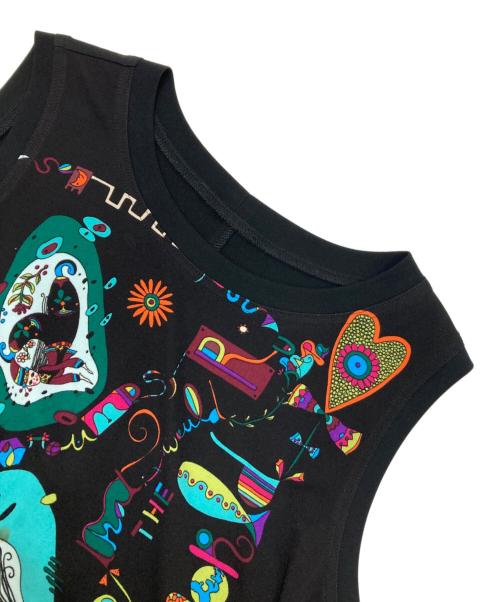 TOKUKO1erVOL（トクコプルミエヴォル）TOKUKO1erVOL (トクコプルミエヴォル) ノースリーブワンピース ブラック サイズ:9の古着・服飾アイテム