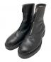 BEAUTIFUL SHOES（ビューティフルシューズ）の古着「FRONT-ZIP BOOTS」｜ブラック