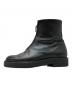 BEAUTIFUL SHOES (ビューティフルシューズ) FRONT-ZIP BOOTS ブラック サイズ:24MM E-WIDTH：12000円