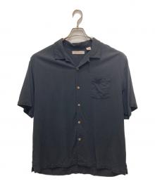 TOMMY BAHAMA（トミーバハマ）の古着「シルクボーリングシャツ」｜ブラック