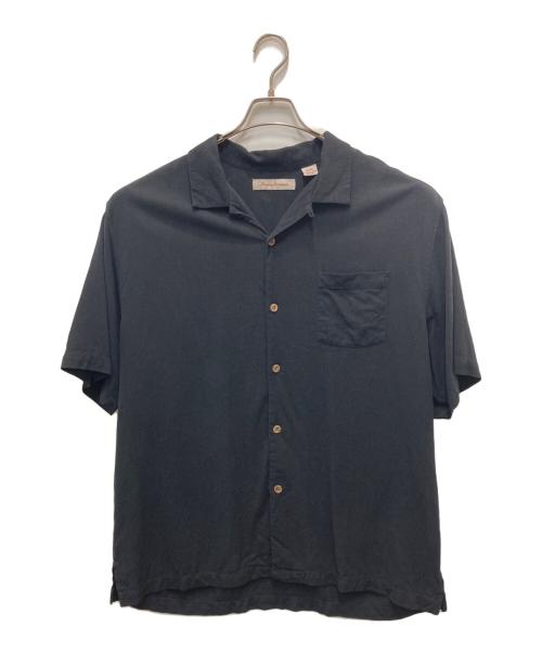 TOMMY BAHAMA（トミーバハマ）TOMMY BAHAMA (トミーバハマ) シルクボーリングシャツ ブラック サイズ:XLの古着・服飾アイテム