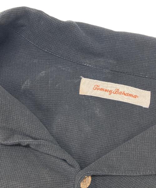 TOMMY BAHAMA（トミーバハマ）TOMMY BAHAMA (トミーバハマ) シルクボーリングシャツ ブラック サイズ:XLの古着・服飾アイテム