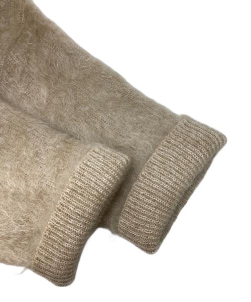 DEUXIEME CLASSE（ドゥーズィエム クラス）DEUXIEME CLASSE (ドゥーズィエム クラス) PORTMIX クルーネック カーディガン ベージュ サイズ:不明(実寸参照)の古着・服飾アイテム