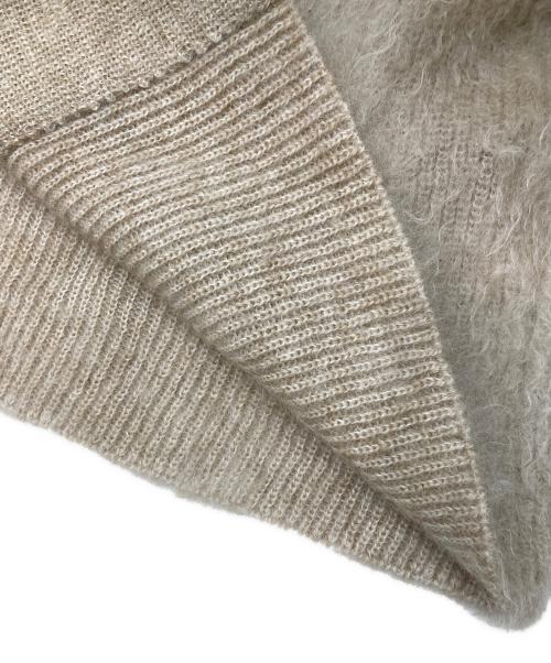 DEUXIEME CLASSE（ドゥーズィエム クラス）DEUXIEME CLASSE (ドゥーズィエム クラス) PORTMIX クルーネック カーディガン ベージュ サイズ:不明(実寸参照)の古着・服飾アイテム