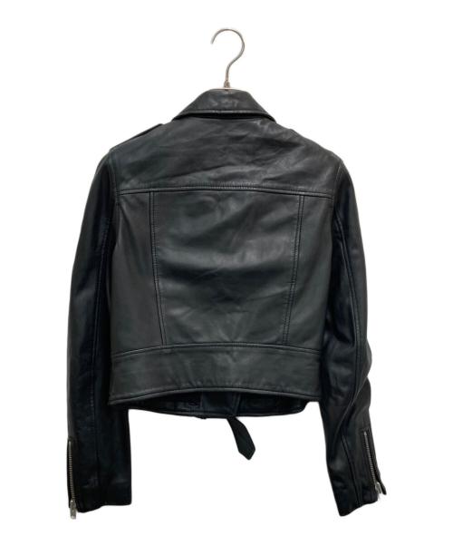 ALL SAINTS（オールセインツ）ALL SAINTS (オールセインツ) ラムレザーライダースジャケット ブラック サイズ:UK　10の古着・服飾アイテム