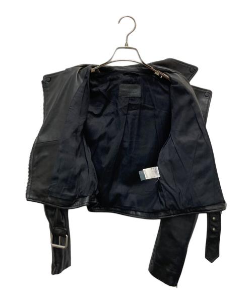 ALL SAINTS（オールセインツ）ALL SAINTS (オールセインツ) ラムレザーライダースジャケット ブラック サイズ:UK　10の古着・服飾アイテム