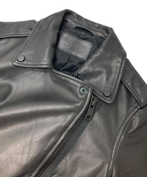 ALL SAINTS（オールセインツ）ALL SAINTS (オールセインツ) ラムレザーライダースジャケット ブラック サイズ:UK　10の古着・服飾アイテム