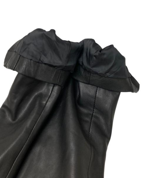 ALL SAINTS（オールセインツ）ALL SAINTS (オールセインツ) ラムレザーライダースジャケット ブラック サイズ:UK　10の古着・服飾アイテム