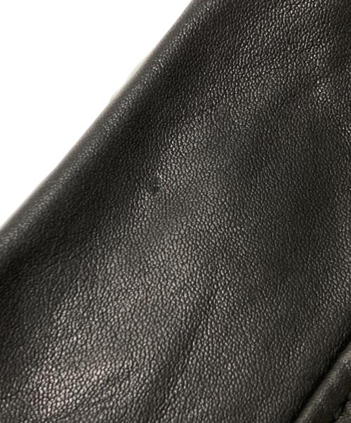 ALL SAINTS（オールセインツ）ALL SAINTS (オールセインツ) ラムレザーライダースジャケット ブラック サイズ:UK　10の古着・服飾アイテム