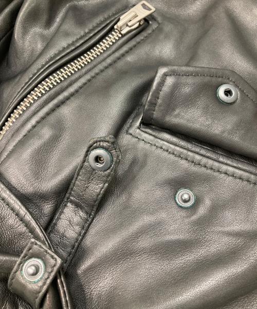 ALL SAINTS（オールセインツ）ALL SAINTS (オールセインツ) ラムレザーライダースジャケット ブラック サイズ:UK　10の古着・服飾アイテム