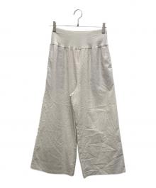 BEARDSLEY（ビアズリー）の古着「ウエストリブサッカーパンツ」｜アイボリー