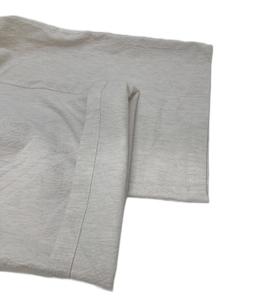 BEARDSLEY（ビアズリー）BEARDSLEY (ビアズリー) ウエストリブサッカーパンツ アイボリー サイズ:1の古着・服飾アイテム