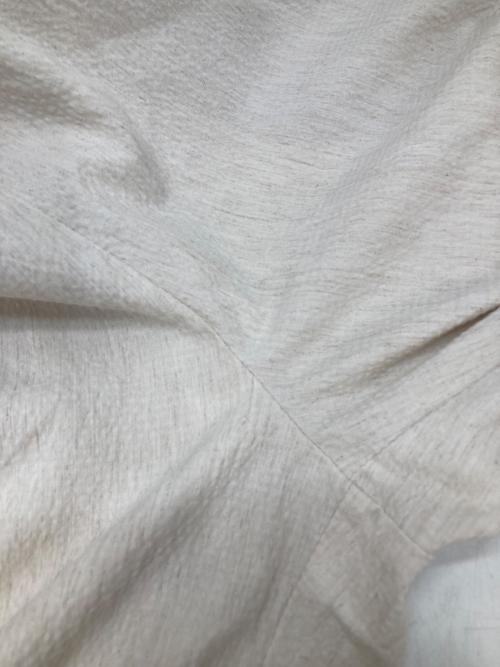 BEARDSLEY（ビアズリー）BEARDSLEY (ビアズリー) ウエストリブサッカーパンツ アイボリー サイズ:1の古着・服飾アイテム