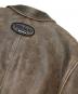 中古・古着 VANSON (バンソン) SUPREME (シュプリーム) Worn Leather Jacket / ウォーンレザージャケット ブラウン サイズ:L：100000円