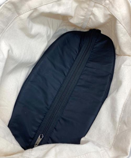 DEAN&DELUCA（ディーンアンドデルーカ）DEAN&DELUCA (ディーンアンドデルーカ) BEAMS COUTURE (ビームス クチュール) 保冷バッグ付カゴバッグ ブラウンの古着・服飾アイテム