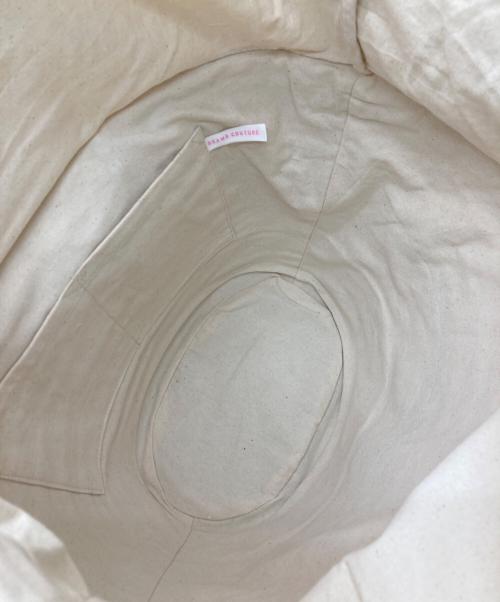 DEAN&DELUCA（ディーンアンドデルーカ）DEAN&DELUCA (ディーンアンドデルーカ) BEAMS COUTURE (ビームス クチュール) 保冷バッグ付カゴバッグ ブラウンの古着・服飾アイテム