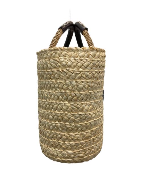 DEAN&DELUCA（ディーンアンドデルーカ）DEAN&DELUCA (ディーンアンドデルーカ) BEAMS COUTURE (ビームス クチュール) 保冷バッグ付カゴバッグ ブラウンの古着・服飾アイテム