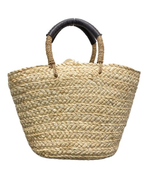 DEAN&DELUCA（ディーンアンドデルーカ）DEAN&DELUCA (ディーンアンドデルーカ) BEAMS COUTURE (ビームス クチュール) 保冷バッグ付カゴバッグ ブラウンの古着・服飾アイテム