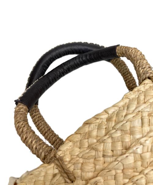 DEAN&DELUCA（ディーンアンドデルーカ）DEAN&DELUCA (ディーンアンドデルーカ) BEAMS COUTURE (ビームス クチュール) 保冷バッグ付カゴバッグ ブラウンの古着・服飾アイテム