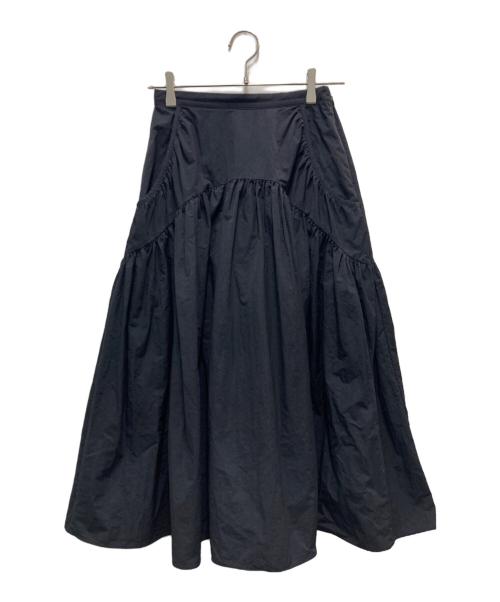 machatt（マチャット）machatt (マチャット) リップストップスカート ブラック サイズ:FREEの古着・服飾アイテム