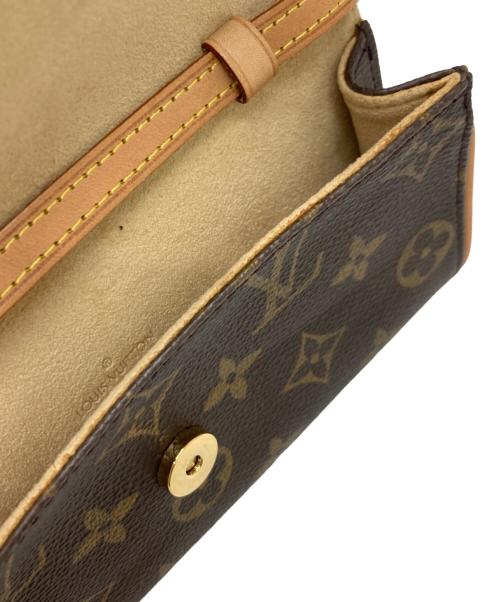 LOUIS VUITTON（ルイ ヴィトン）LOUIS VUITTON (ルイ ヴィトン) ポシェットツインPM ブラウンの古着・服飾アイテム