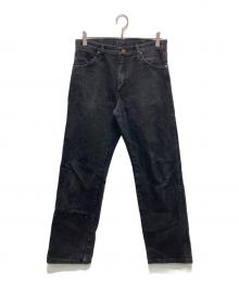 Wrangler（ラングラー）の古着「後染めデニムパンツ」｜ブラック