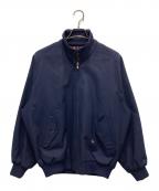 Burberry'sバーバリーズ）の古着「ラムウールジップブルゾン」｜ネイビー