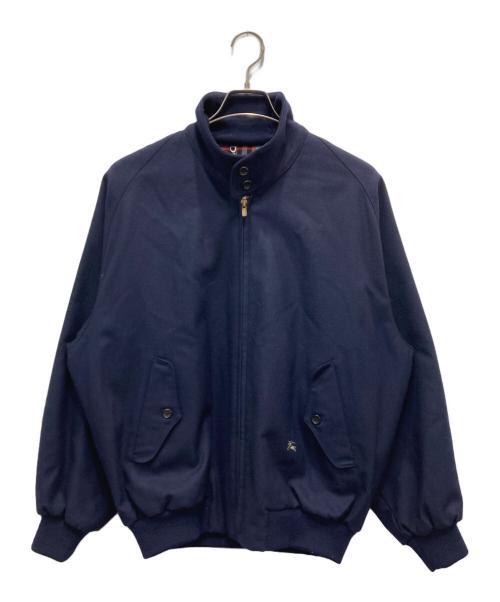 Burberry's（バーバリーズ）Burberry's (バーバリーズ) ラムウールジップブルゾン ネイビー サイズ:Lの古着・服飾アイテム
