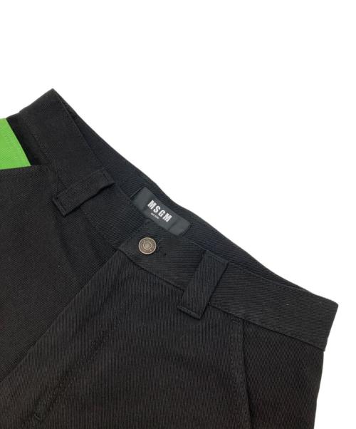 MSGM（エムエスジーエム）MSGM (エムエスジーエム) ペインターパンツ ブラック サイズ:44の古着・服飾アイテム