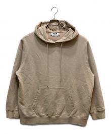 MSGM（エムエスジーエム）の古着「フードロゴスウェットパーカー」｜ベージュ