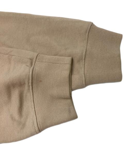 MSGM（エムエスジーエム）MSGM (エムエスジーエム) フードロゴスウェットパーカー ベージュ サイズ:Sの古着・服飾アイテム