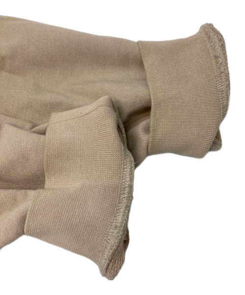 MSGM（エムエスジーエム）MSGM (エムエスジーエム) フードロゴスウェットパーカー ベージュ サイズ:Sの古着・服飾アイテム